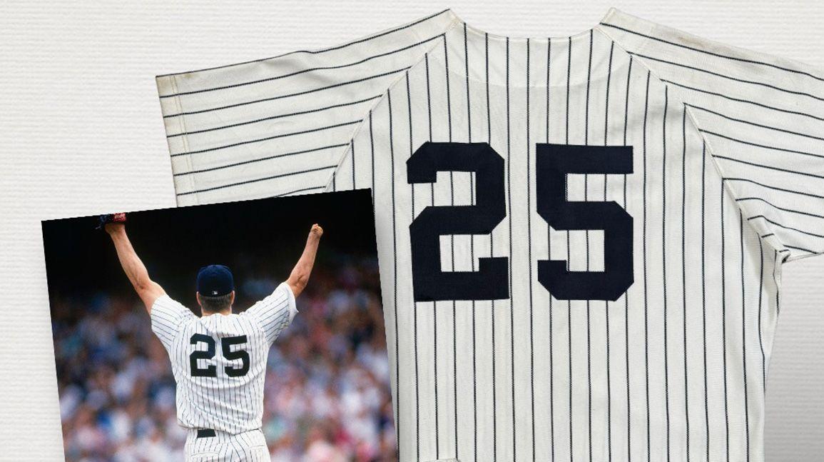 Cover Image for Jim Abbott's jersey from 1993 no-hitter up for auction