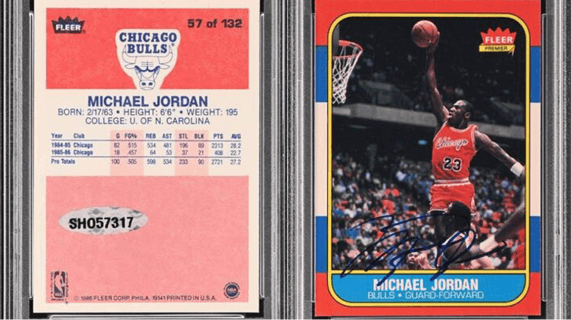 Cover Image for Exclusive: Michael Jordan did secret signing of 1986 Fleer rookie cards