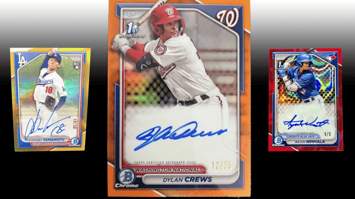 Dylan Crews dominates 2024 Bowman sales after first week