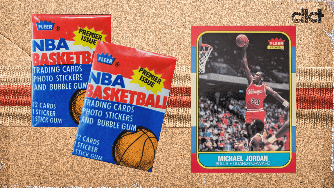 Cover Image for What are the odds of pulling a Michael Jordan rookie from a pack of 1986 Fleer?