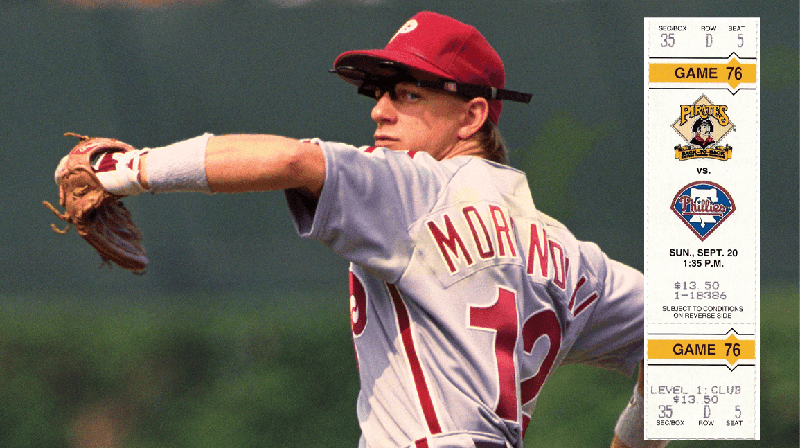 Why did this ticket to a 1992 Phillies-Pirates game sell for over $1,500?