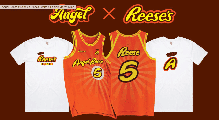 Angel Reese signs deal to create Reese's Pieces apparel