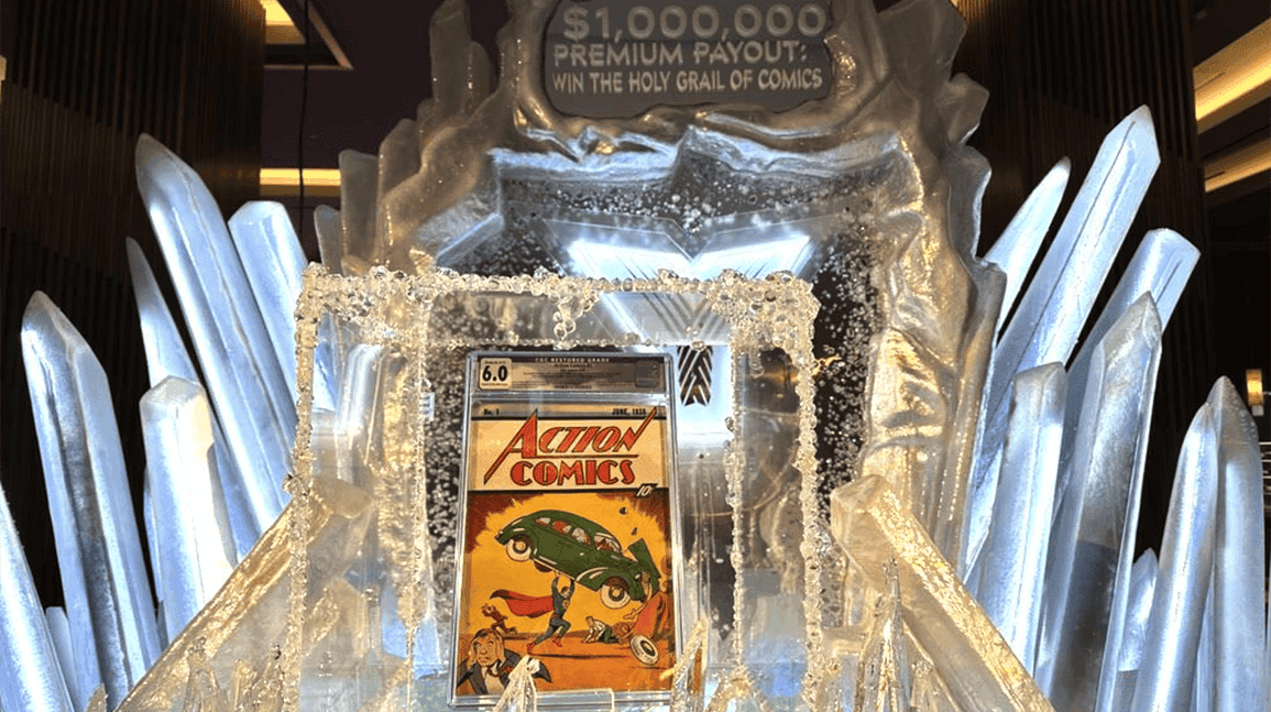 It's a bird! It's a plane! It's a casino giving away Superman's first comic as a prize