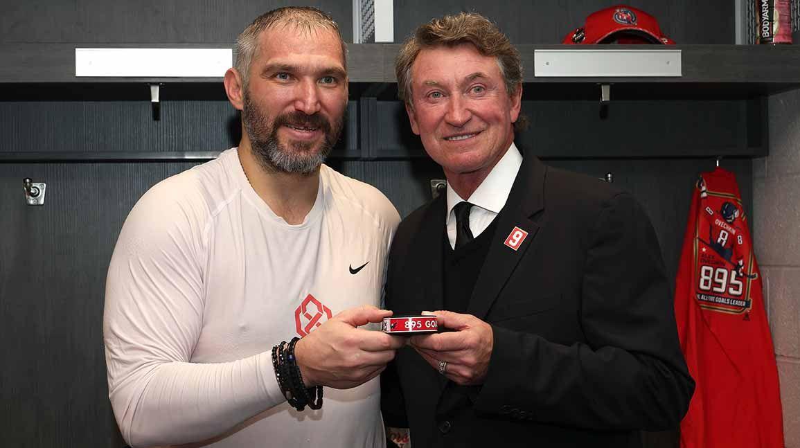 Cover Image for Alexander Ovechkin sets NHL goals record, merch quickly floods market