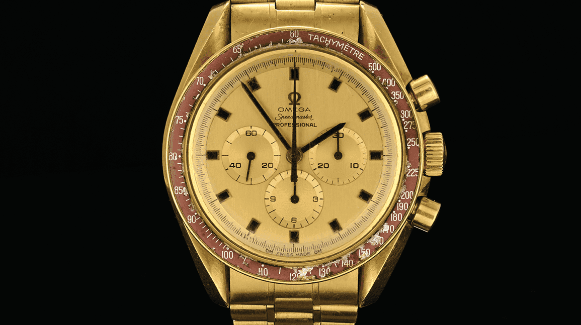 Cover Image for Neil Armstrong's Omega watch sells for record $2.125 million