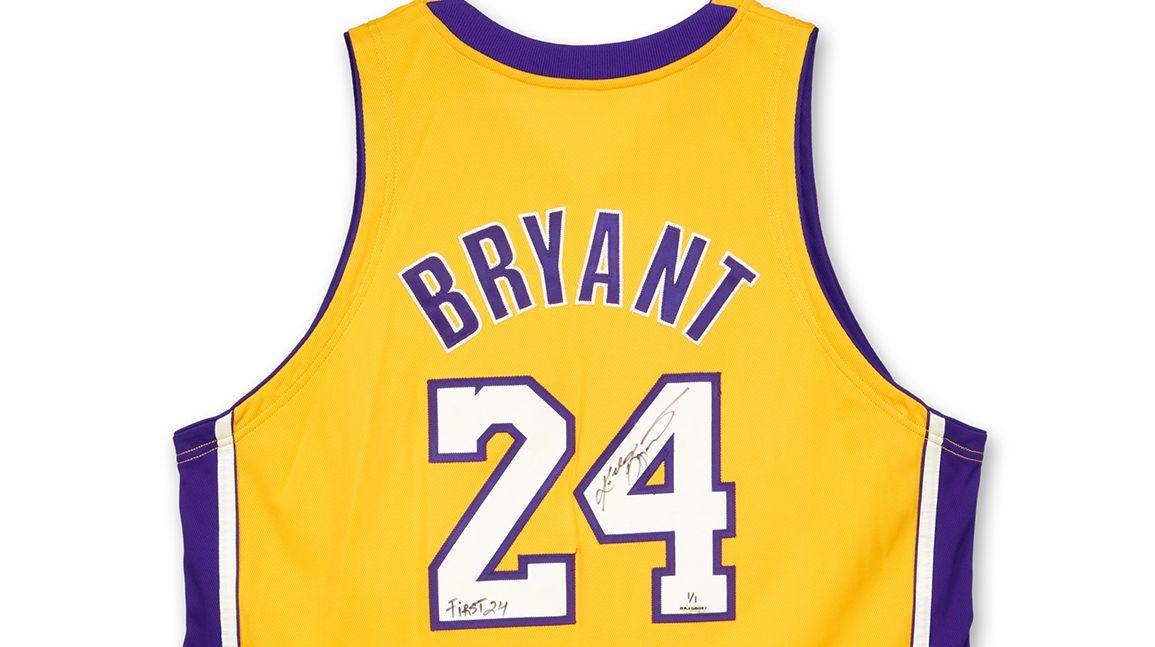 Once bought for $10k, Kobe Bryant's first No. 24 jersey could now fetch $1 million