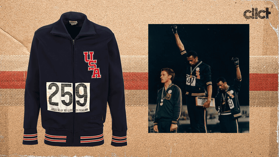 Cover Image for John Carlos' jacket from 1968 Olympic protest sells for $500k