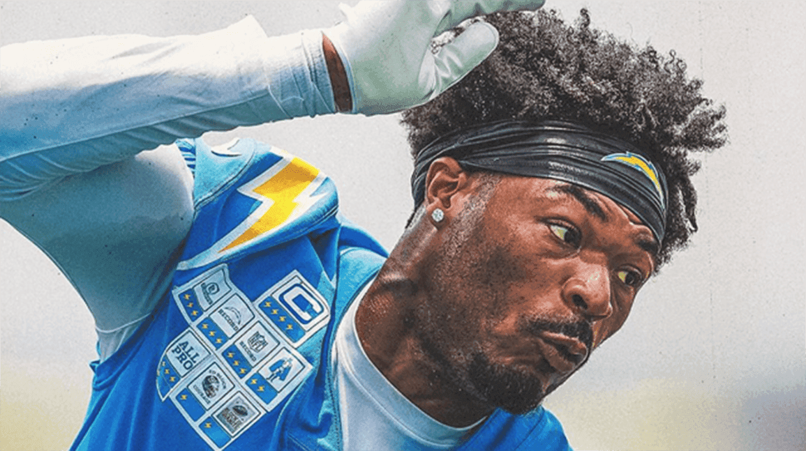 Chargers debut practice jerseys highlighting player accolades