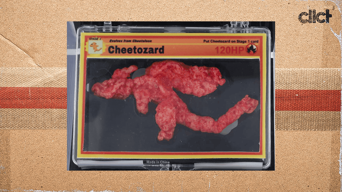 Cover Image for A ton of cheese! Pokémon-shaped 'Cheetozard' sells for $87,840