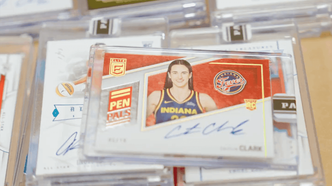 Cover Image for Caitlin Clark, Angel Reese auto cards arrive in Panini's Rookie Royalty
