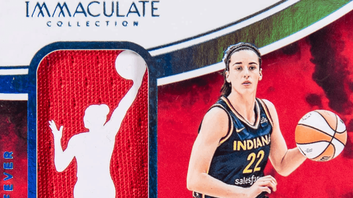 Cover Image for Caitlin Clark Immaculate Logowoman rookie card sells for $317k