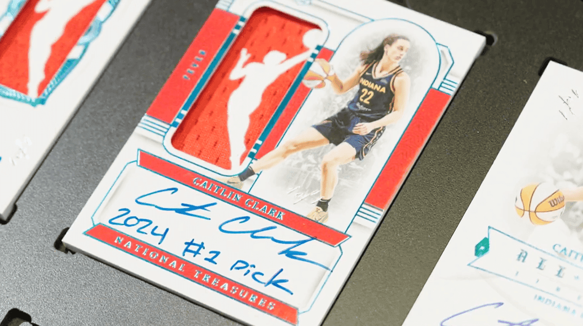 Cover Image for Caitlin Clark-autographed Panini cards on the way