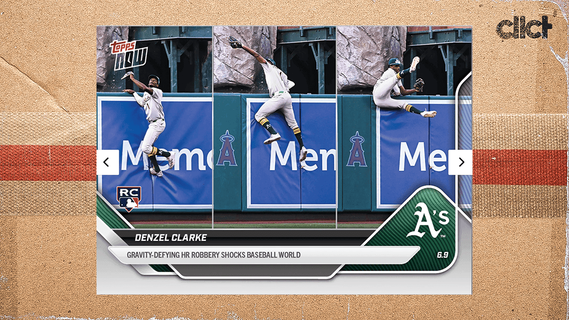 Cover Image for Denzel Clarke's 'Catch of the Year' becomes Topps NOW moment