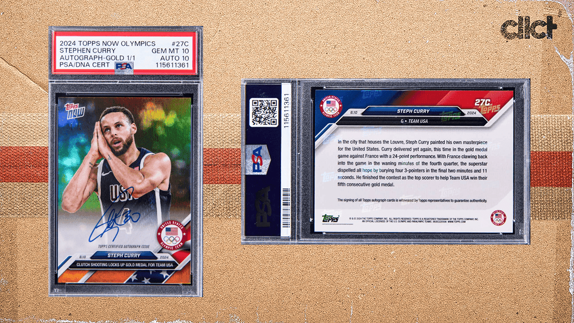 Steph Curry-signed Topps NOW card sells for record $518k