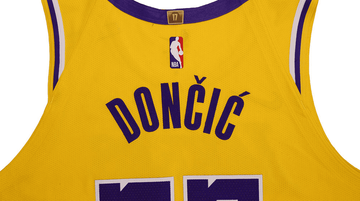 Luka Dončić jersey from second Lakers game heads to auction