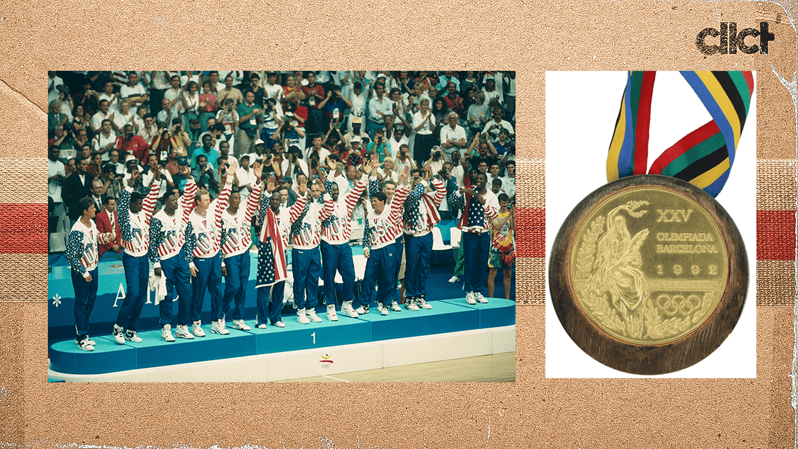 Clyde Drexler's gold medal from 1992 Dream Team up for bid