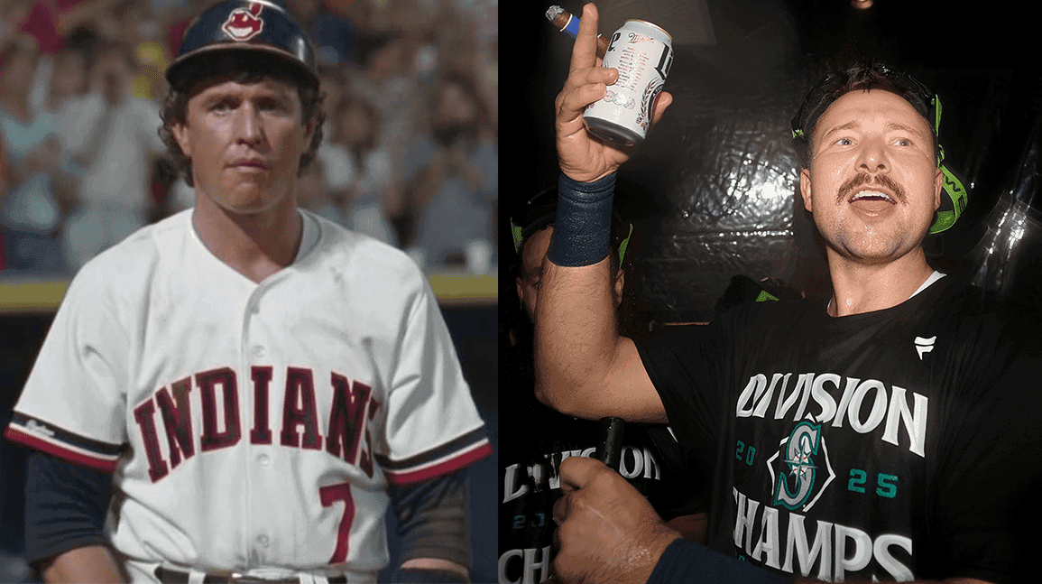 Cover Image for Cal Raleigh's explicit quote delivers 'Major League' results for Breaking T