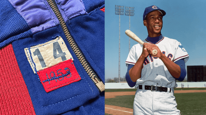 Cover Image for Possible Ernie Banks jacket found at Goodwill for $8.70, could top $20,000 at auction