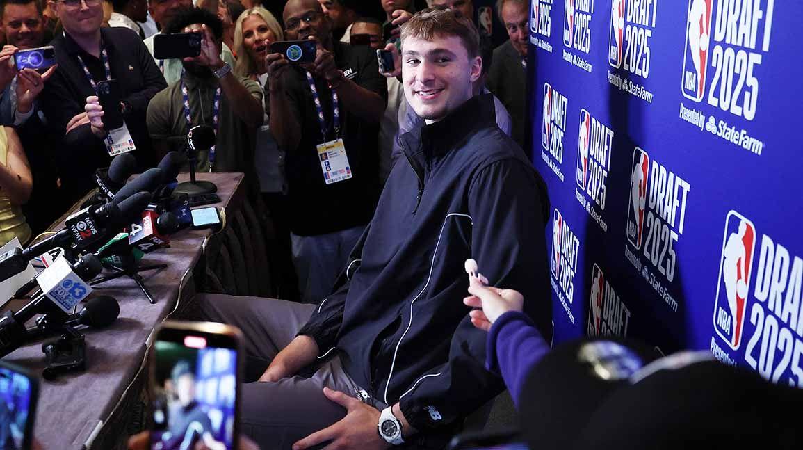 Cover Image for With Cooper Flagg poised to go No. 1 in NBA Draft, his cards keep soaring