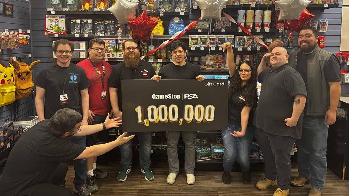 Cover Image for GameStop grades 1 millionth card under PSA partnership
