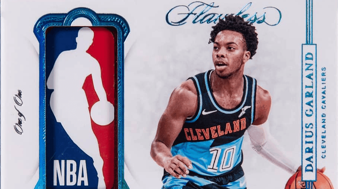 Cover Image for Darius Garland rookie Logoman sells for record $44k