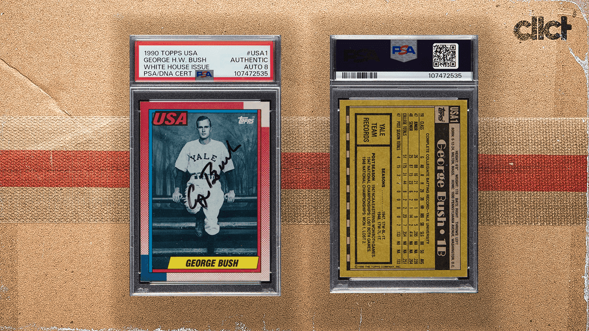 Cover Image for Rare, signed George H.W. Bush card sells for record $51k