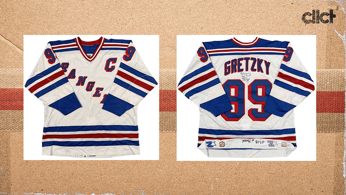 Cover Image for Wayne Gretzky jersey from 1998 sells for $295k
