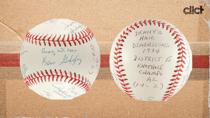 Cover Image for When The Kid was a kid: Early Ken Griffey Jr. signed ball up for auction