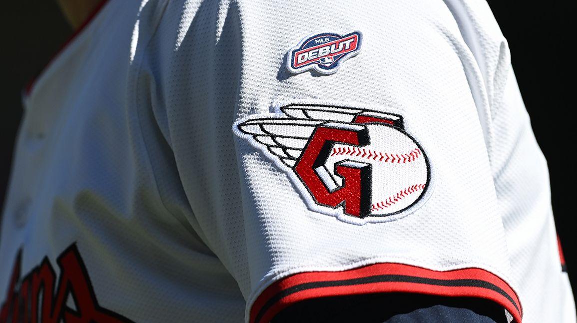 Guardians' Chase DeLauter wears first Rookie Debut Patch in playoff game