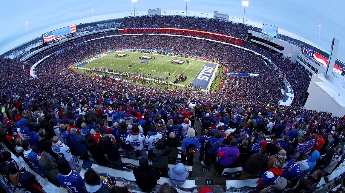 Cover Image for Bills selling off seats, turf, goalposts from historic Highmark Stadium