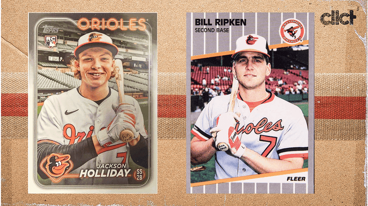 Cover Image for Jackson Holliday pays homage to Billy Ripken error card with 'Fun Face' pose
