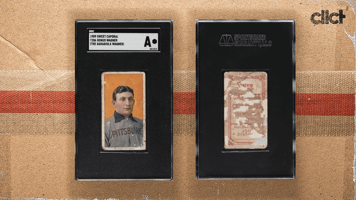 Cover Image for Another T206 Honus Wagner card hits auction block, carries $3 million estimate