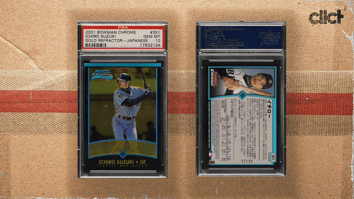 Cover Image for Rare Ichiro rookie hits auction block as he heads to Cooperstown