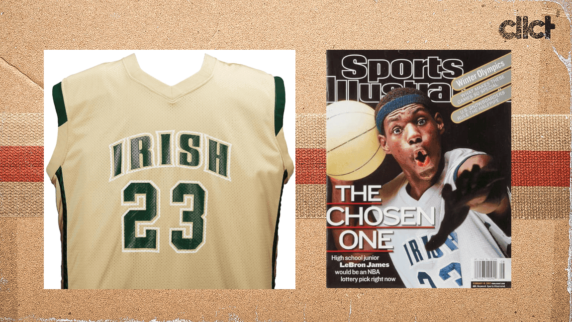 LeBron James 'The Chosen One' jersey heads back to auction