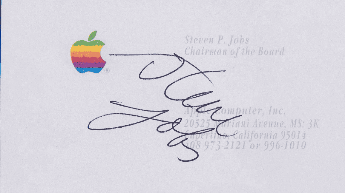 Signed business cards enter ethical gray area