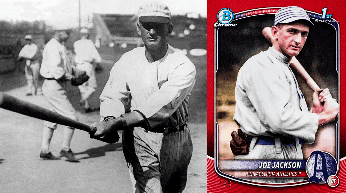 Cover Image for Shoeless Joe Jackson to get first Topps cards in upcoming release
