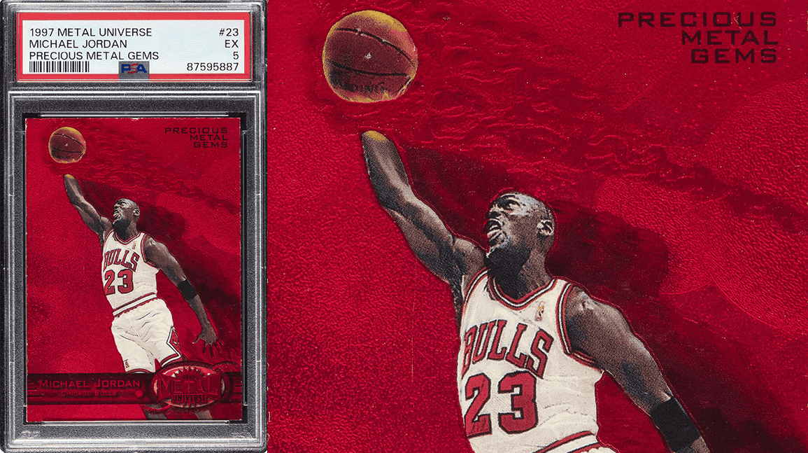 Cover Image for Michael Jordan Red Precious Metal Gems sells for $378k