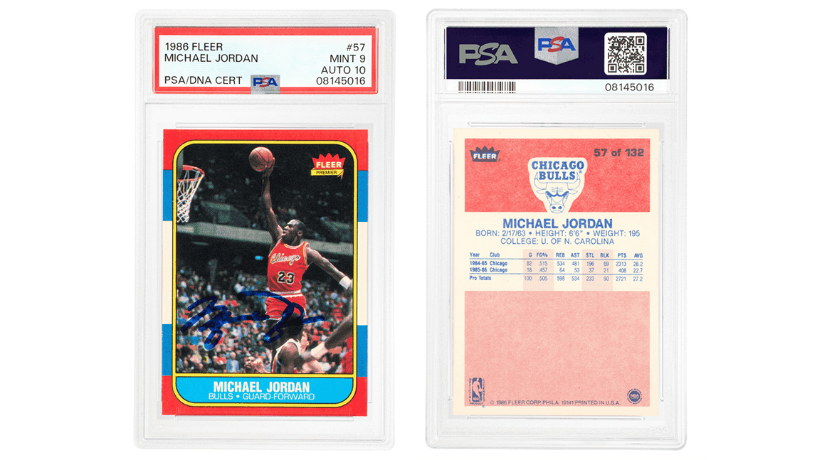 Cover Image for Michael Jordan rookie from secret signing heads to auction
