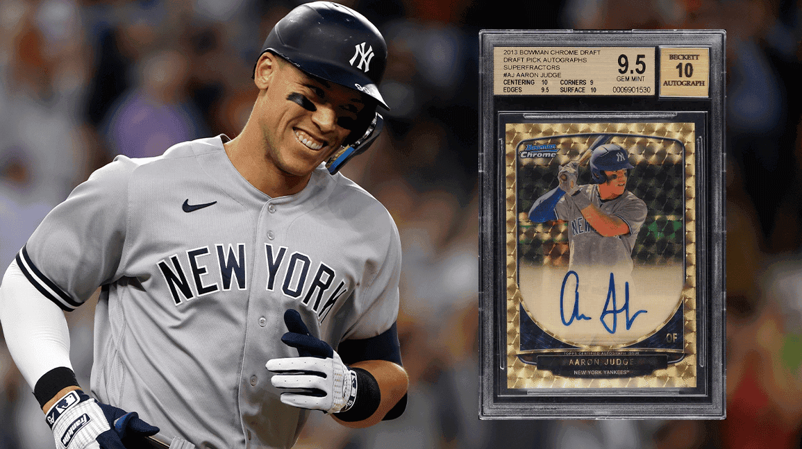 Cover Image for Aaron Judge card sells for record-setting $5.2 million