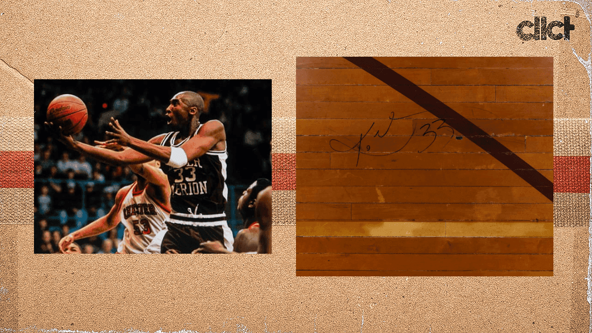 Piece of Kobe Bryant's high school court up for auction