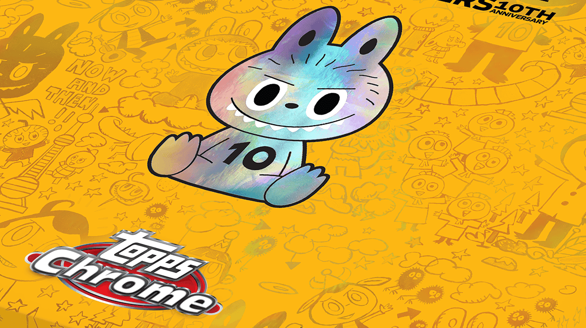 Cover Image for Fanatics launches Topps Chrome Labubu trading card set