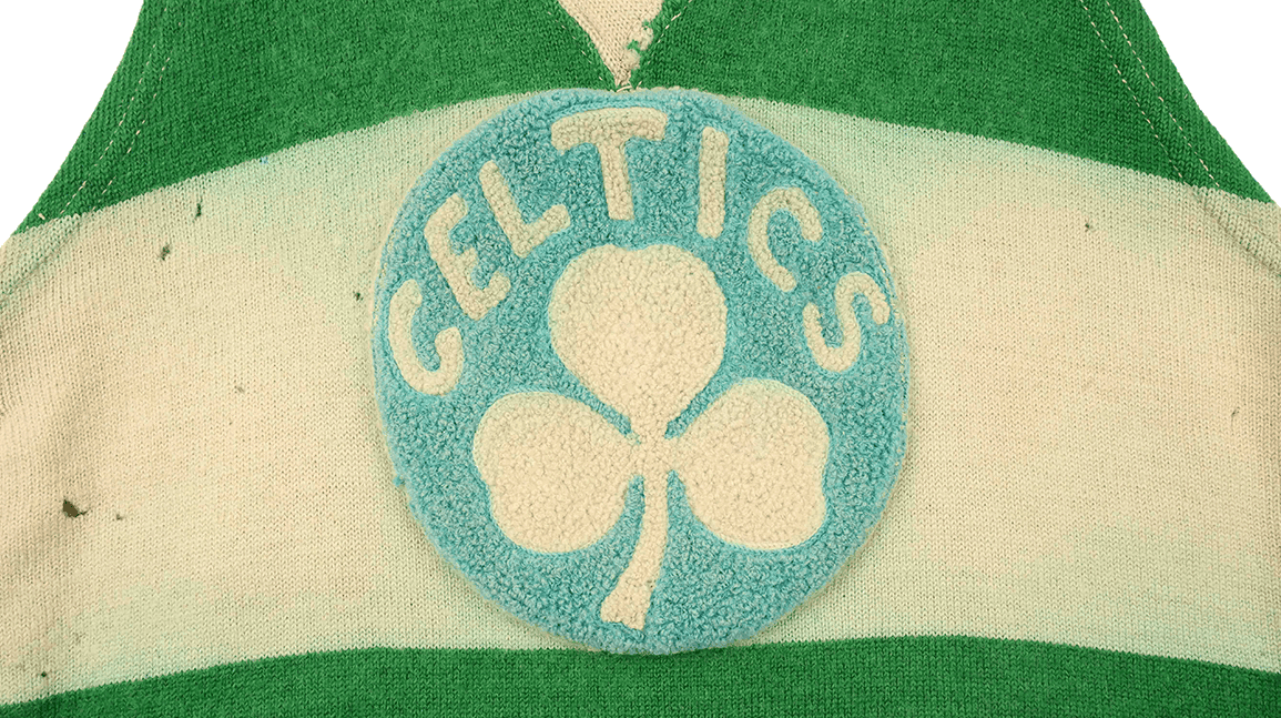 Cover Image for Leaky pipe leads to discovery of century-old Original Celtics jersey