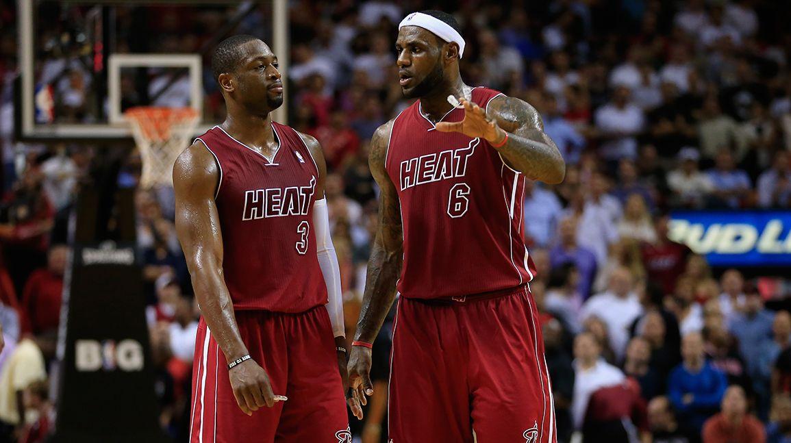 Cover Image for Heat probe includes game-used jerseys from LeBron, Shaq, D-Wade