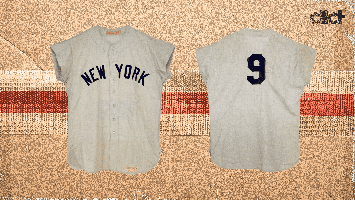 Cover Image for Roger Maris' road jersey from 1961 season up for bid
