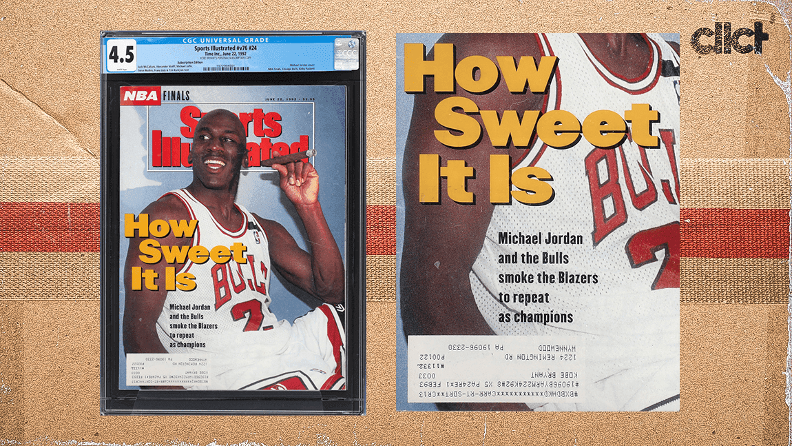 Cover Image for Kobe-Jordan connection helps 1992 Sports Illustrated issue sell for record price