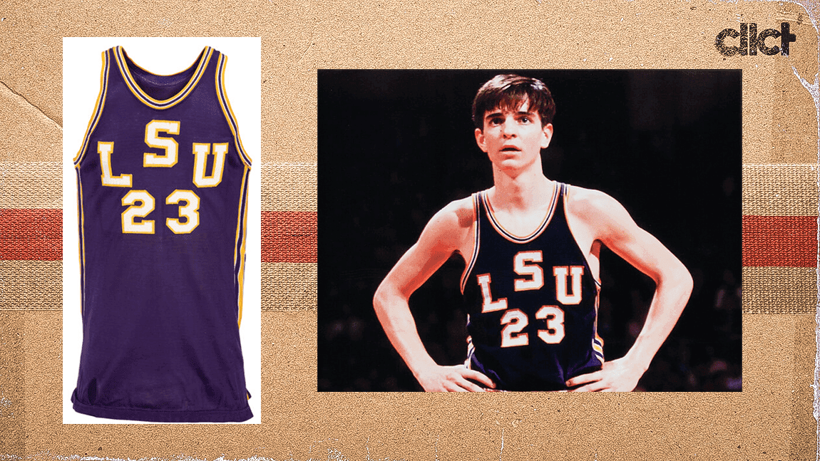 'Pistol' Pete Maravich game-worn LSU jersey up for bid