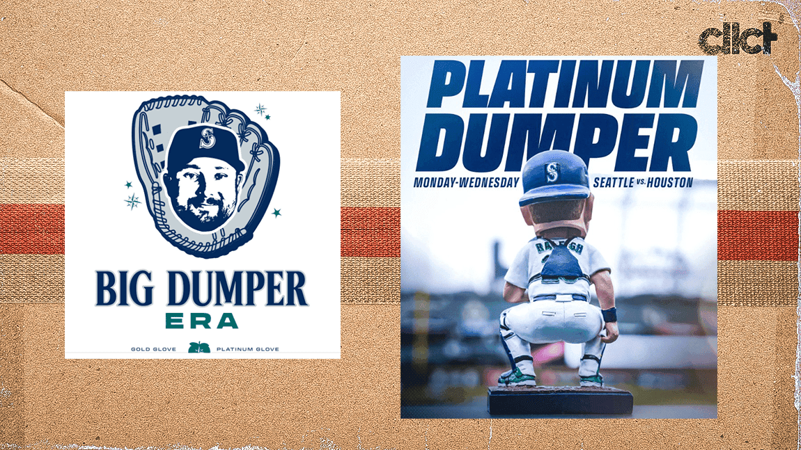 Cover Image for Mariners honor Cal Raleigh with 'Platinum Dumper' bobblehead