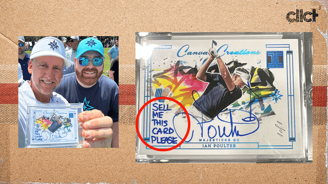 Cover Image for 'Sell me this card:' Golfer Ian Poulter gets 1/1 auto card returned by fan