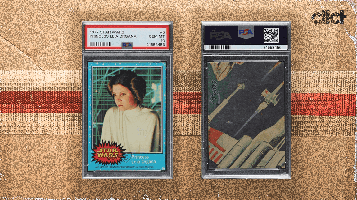 Cover Image for 'Star Wars' Princess Leia card sells for record $10,850