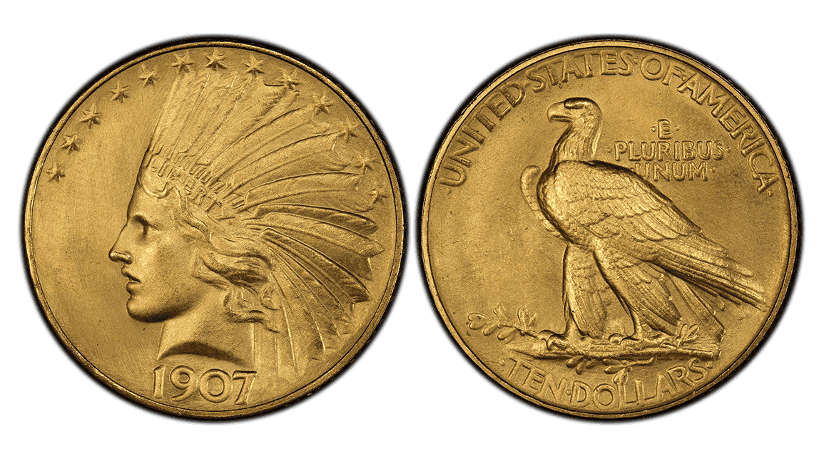 Cover Image for Rare $10 Rolled Edge Indian Eagle coin sells for $2.4 million